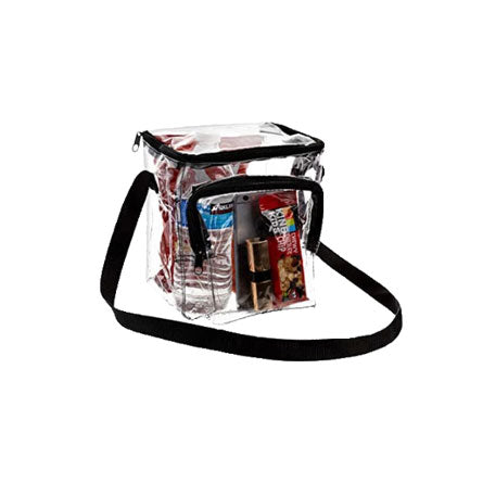 Large Clear Lunch Bag Heavy Duty Clear Lunch Box with Adjustable Straps and