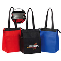 Insulated Lunch Tote - Zipper Closure (CT1402) - Bags for less us