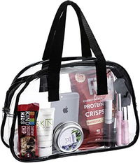 Clear Makeup abd Purse Bag Stadium Approved Great for Work, Events, - Bagsko.com