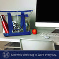 Clear Tote Bag, Security Approved With Zipper Closure - Bagsko.com