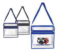 Clear CrossbodyMessenger Tote Bag Stadium Approved(T20009) - Bagsko.com