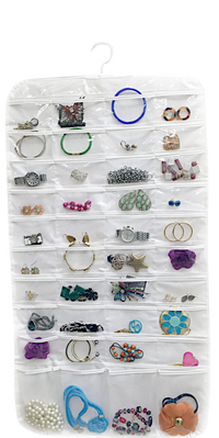 80 Pocket Hanging Jewelry Organizer - Bagsko.com