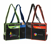 Multi-Pocket Messenger Shoulder Tote (ST1112) - Bags for less us