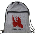 Heather Gray Drawstring (DS1904) - Bags for less us