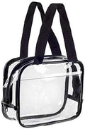 Small Clear Handbag Purse Great for Work, Events, Makeup, Cosmetics NFL Stadium Approved Sturdy Transparent - Bags for less us