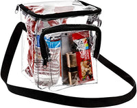 Clear Lunch Beg Stadium Approved, Lunch Box Shape, With Adjustable Strap - Bagsko.com