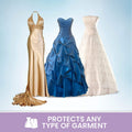 Wedding Dress Garment Bag For Bridal Gown And Long Dresses 24" W x 72" L x 10" G freeshipping - Bagsko