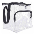 Clear Lunch Bag Stadium Approved  with Adjustable Strap and Front Zippered Pocket - Bagsko.com