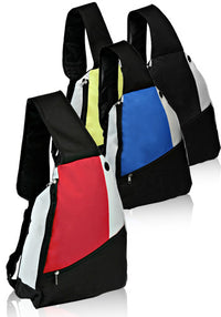 Three Tone Side Sling Backpack - Bags for less us