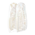 Wedding Dress Garment Bag 16 inch Gusseted, for Long Puffy Gowns, Clear Vinyl Pouch for Labeling - Bagsko.com