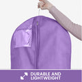 Wedding Dress Garment Bag 16 inch Gusseted, for Long Puffy Gowns, Clear Vinyl Pouch for Labeling - Bagsko.com